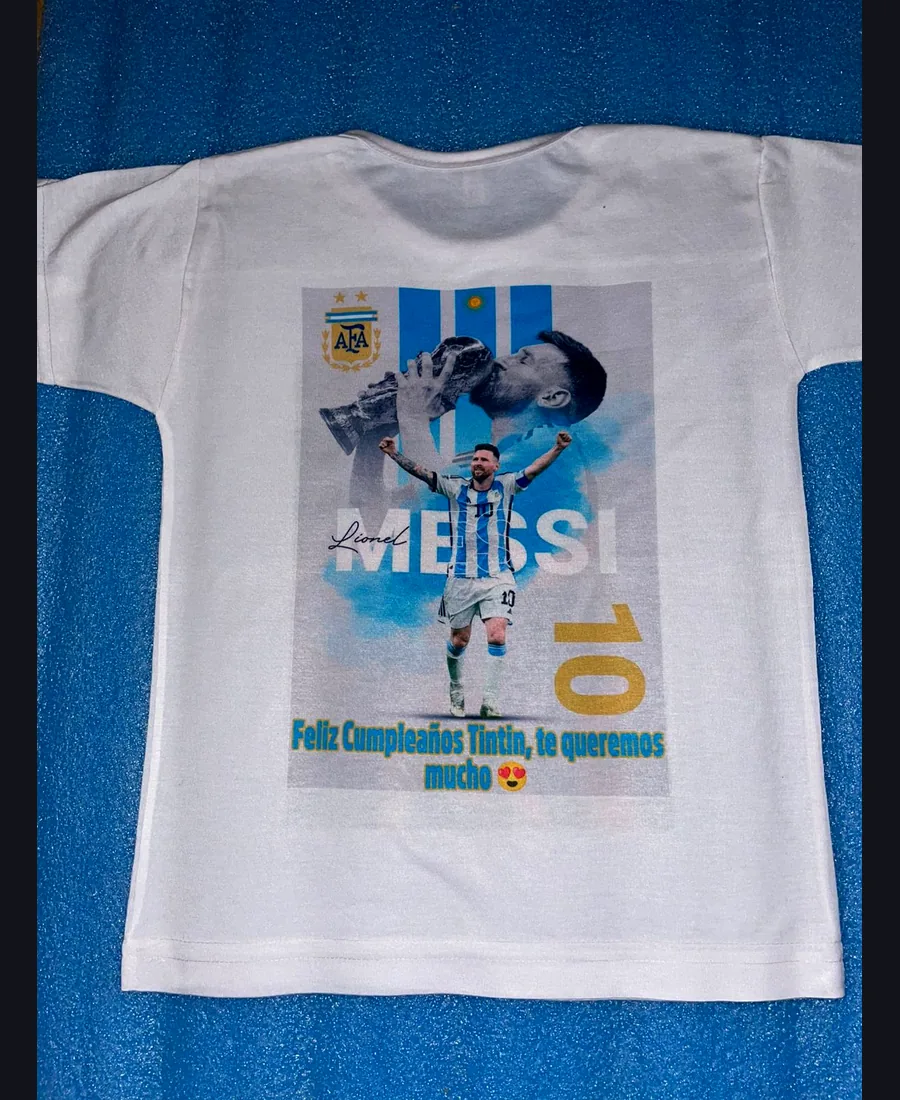 Remera sublimada personalizada
